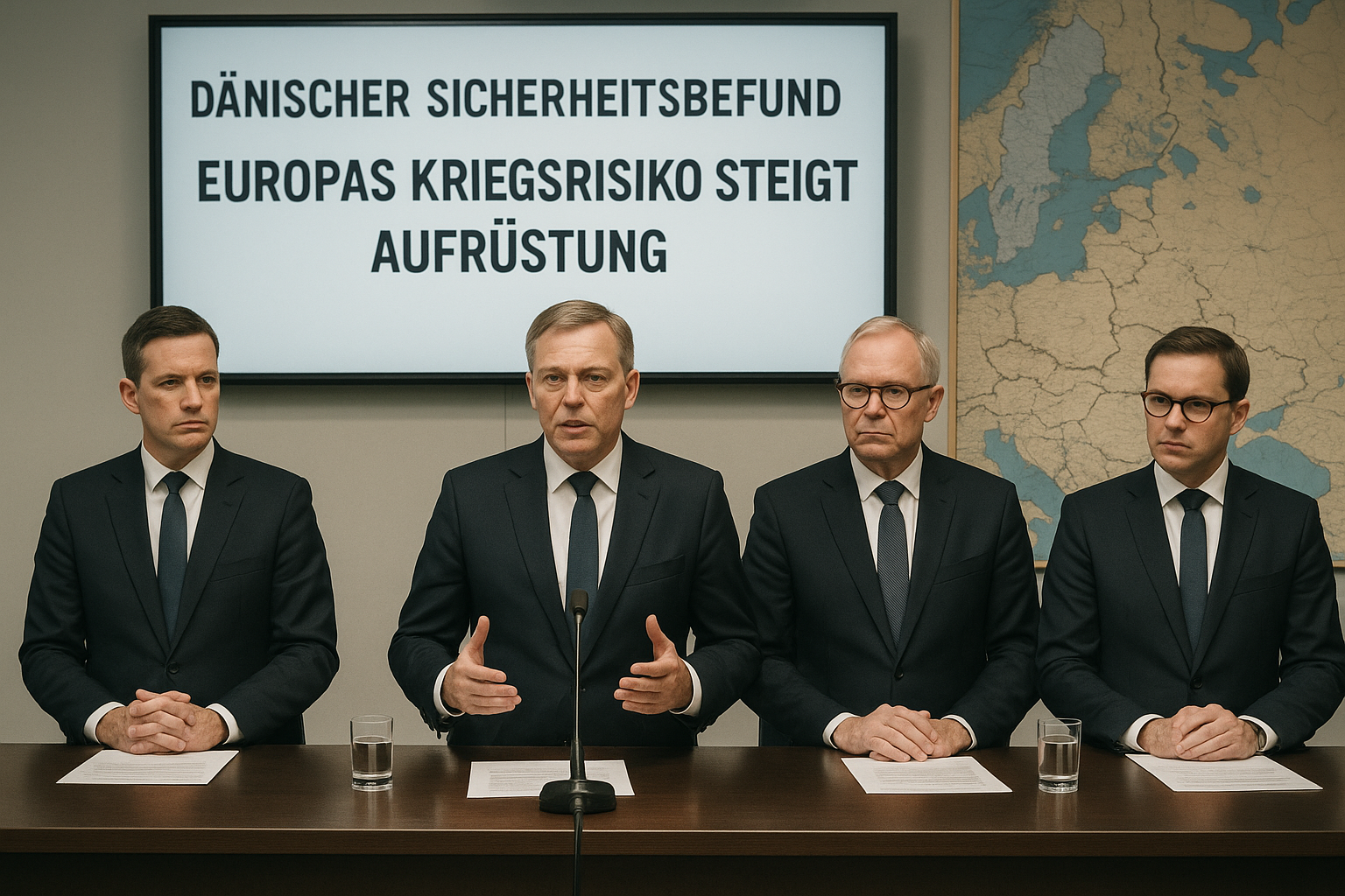 ⚠️ Dänischer Sicherheitsbefund: Europas Kriegsrisiko steigt – Aufrüstung als Gebot der Stunde