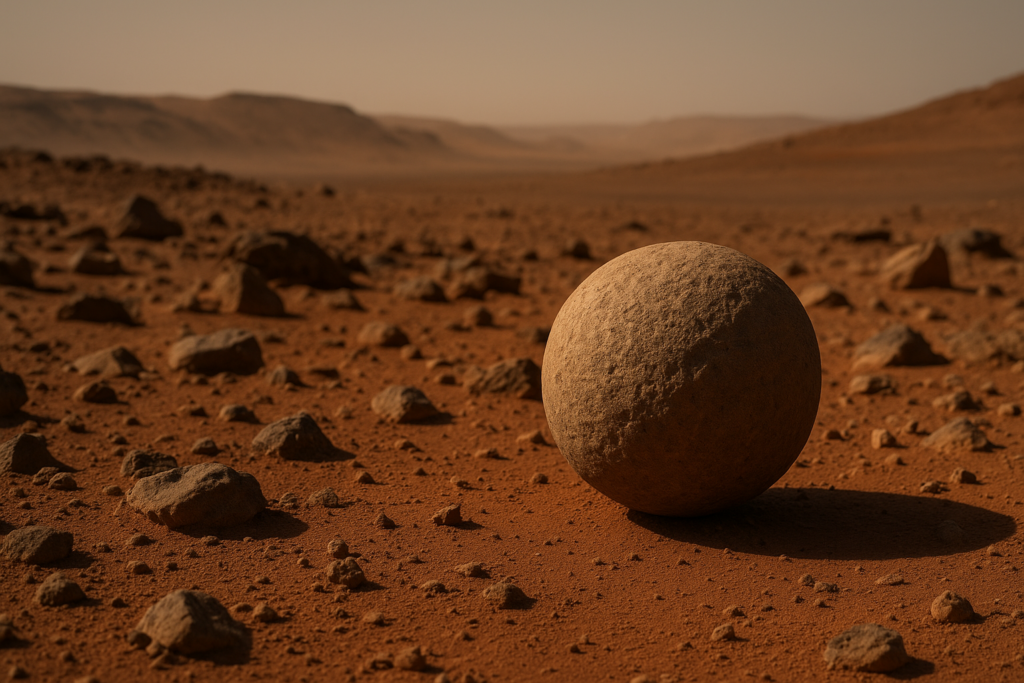 🪨 Ungewöhnlicher Kugel-Fels auf dem Mars wirft neue Fragen auf