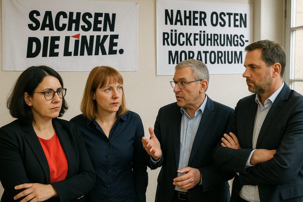 🛂 Linke in Sachsen drängt auf Rückführungs-Moratorium für den Nahen Osten