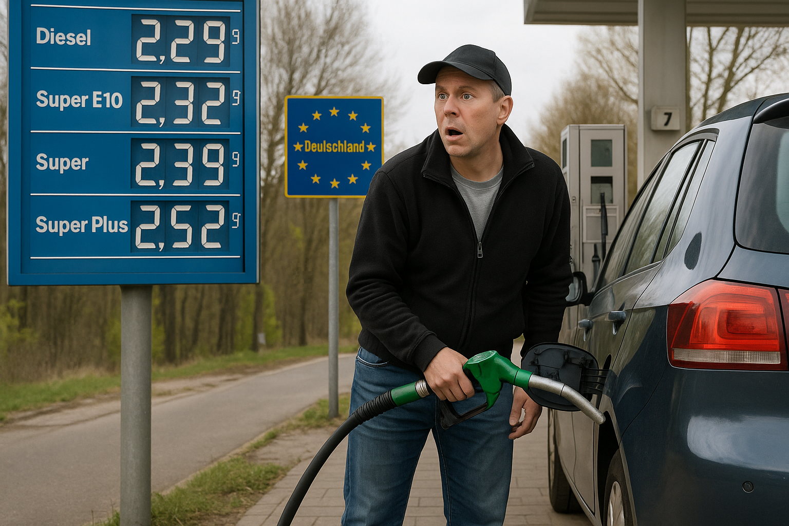 ⛽ Preisschock an der Zapfsäule: Immer mehr Sachsen tanken jenseits der Grenze