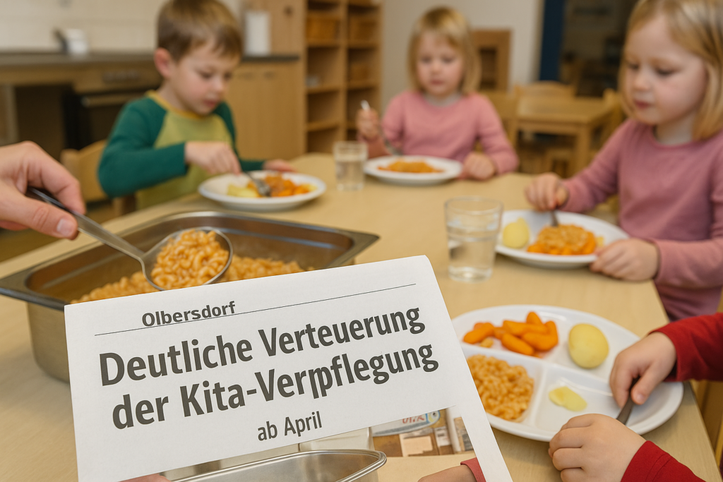 🍽️ Deutliche Verteuerung der Kita-Verpflegung in Olbersdorf ab April