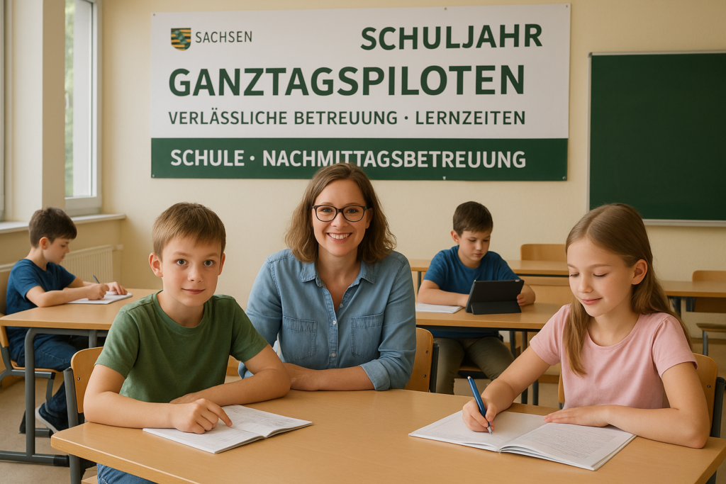 🏫 Sachsen setzt Ganztagspiloten fort: Ein Schuljahr mehr für verlässliche Betreuung und Lernzeiten
