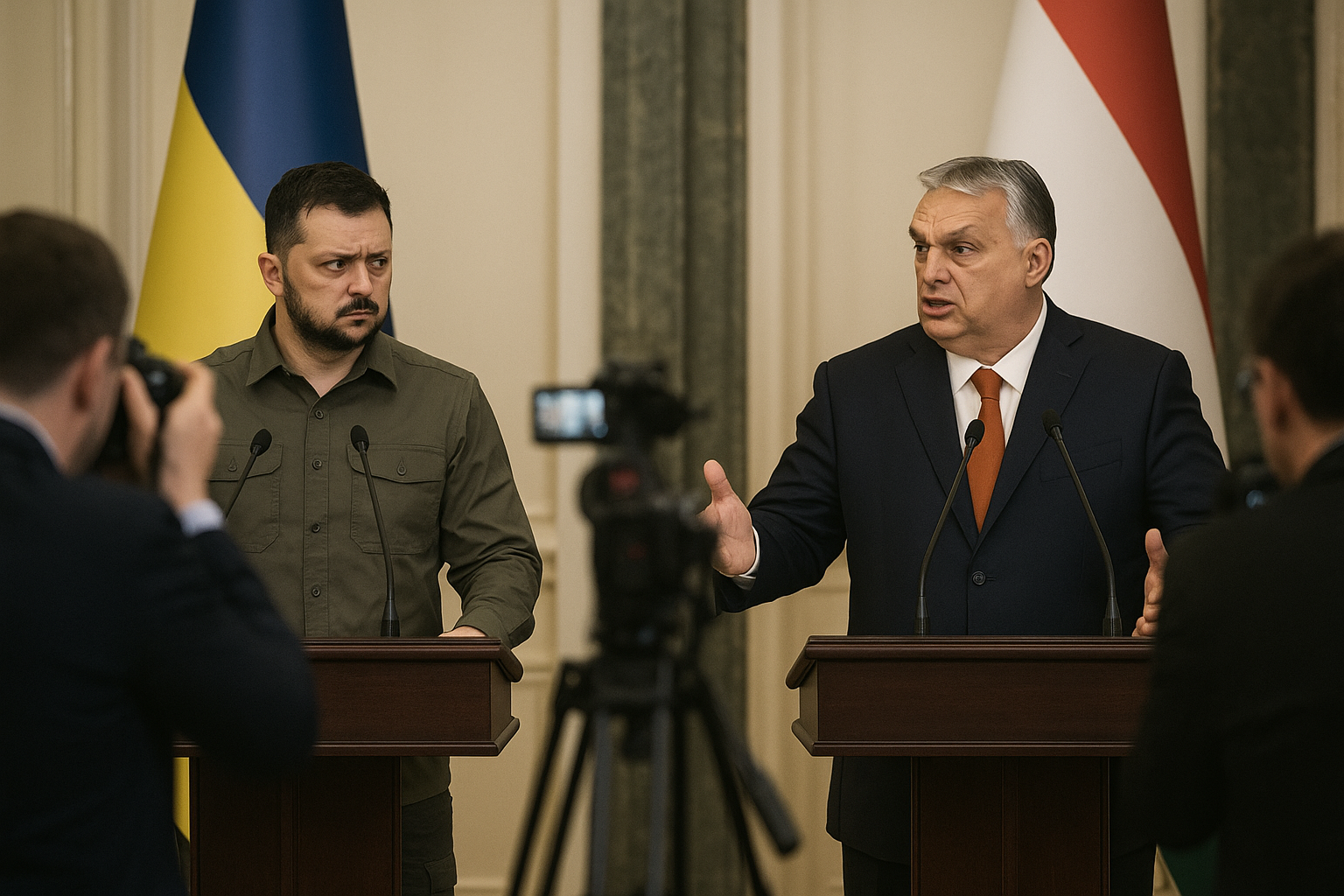 🛡️ Eskalation in Mitteleuropa: Kiews Warnung an Orbán trifft auf scharfe ungarische Replik