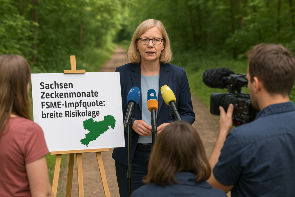 🕷️ Start in die Zeckenmonate: Niedrige FSME-Impfquote trotz breiter Risikolage in Sachsen