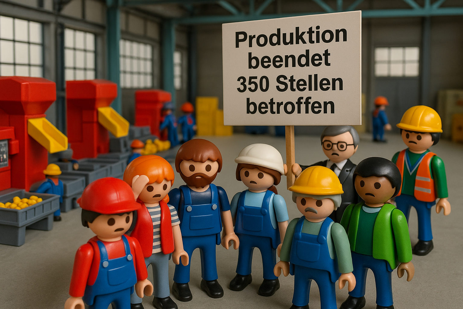 🏭 Standort unter Druck: Playmobil beendet Produktion in Bayern – 350 Stellen betroffen