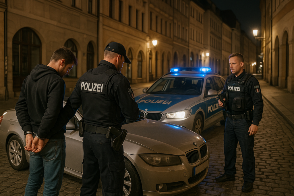 🚨 Geisterfahrt durch Bautzen endet in Handschellen: Drogenverdacht und Anzeige wegen Straßenrennen