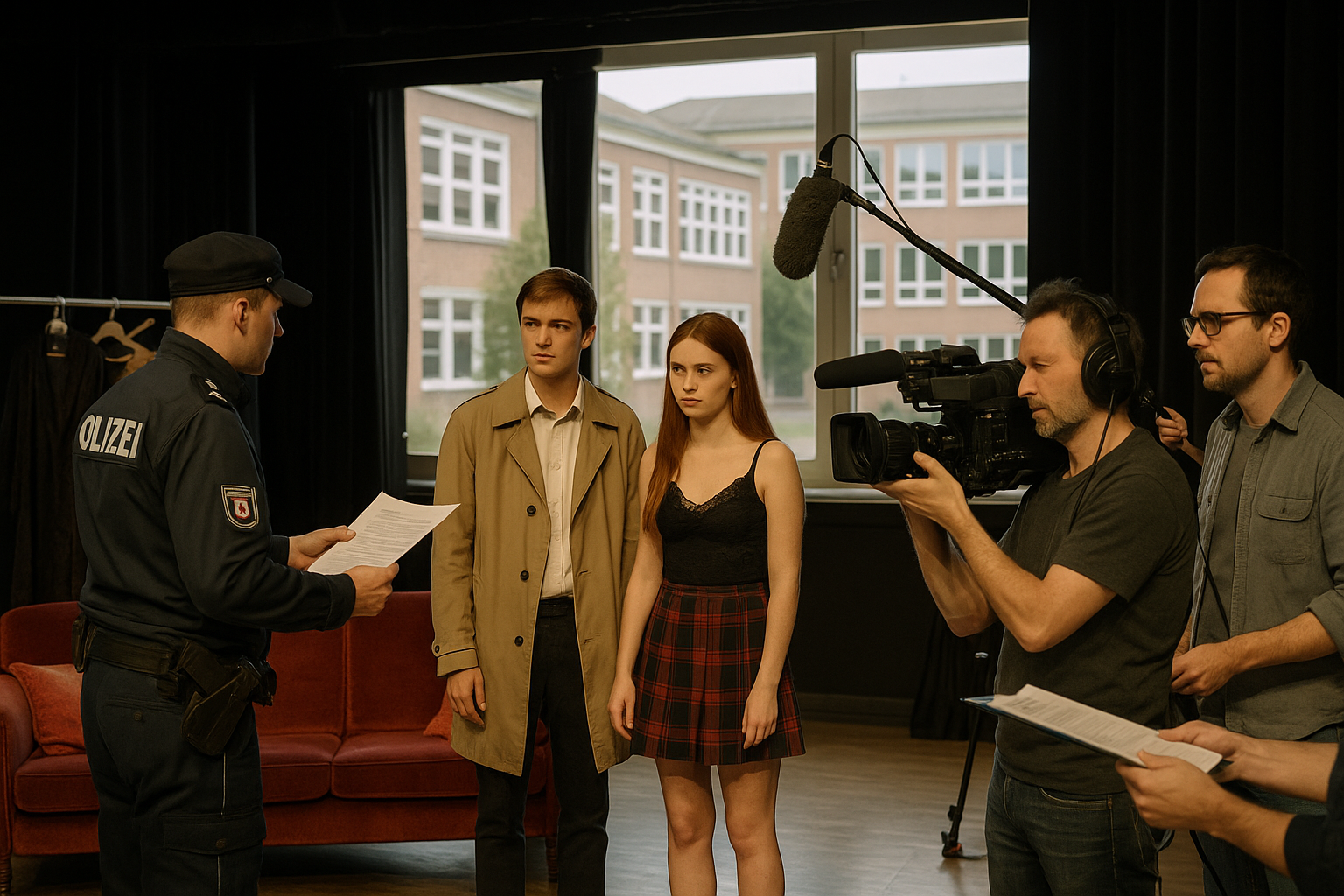 🚔 Ermittlungen wegen mutmaßlicher Pornodarstellungen bei Theaterprojekt an Oberschule