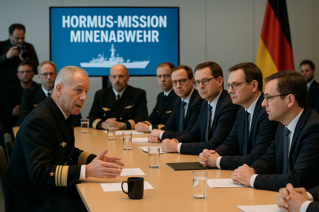 ⚓ Berlin prüft Beitrag zur Hormus-Mission: Minenabwehr und Fregatten im Gespräch