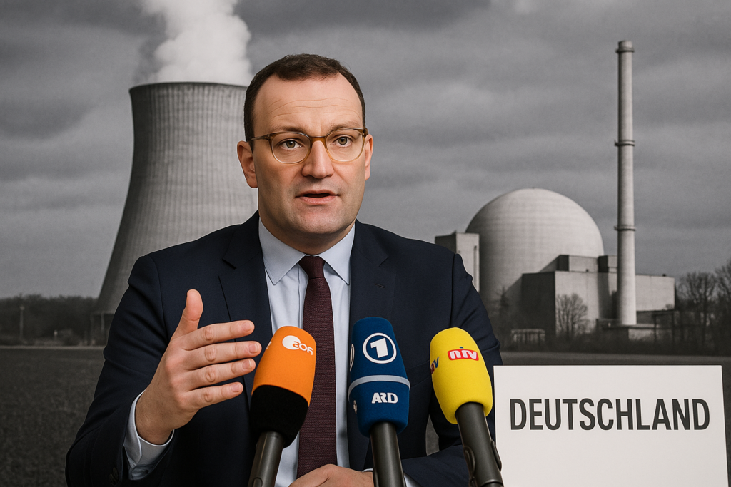 ⚛️ Spahn öffnet Atom-Debatte: Reaktoren-Reaktivierung als Option