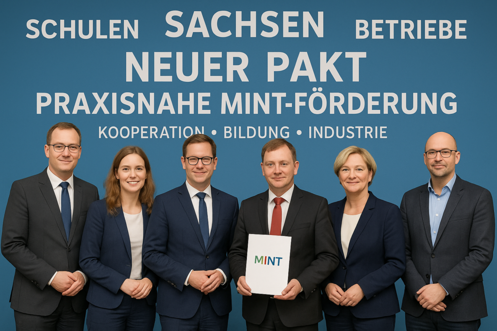🔬 Sachsen verknüpft Schulen und Betriebe: Neuer Pakt für praxisnahe MINT-Förderung