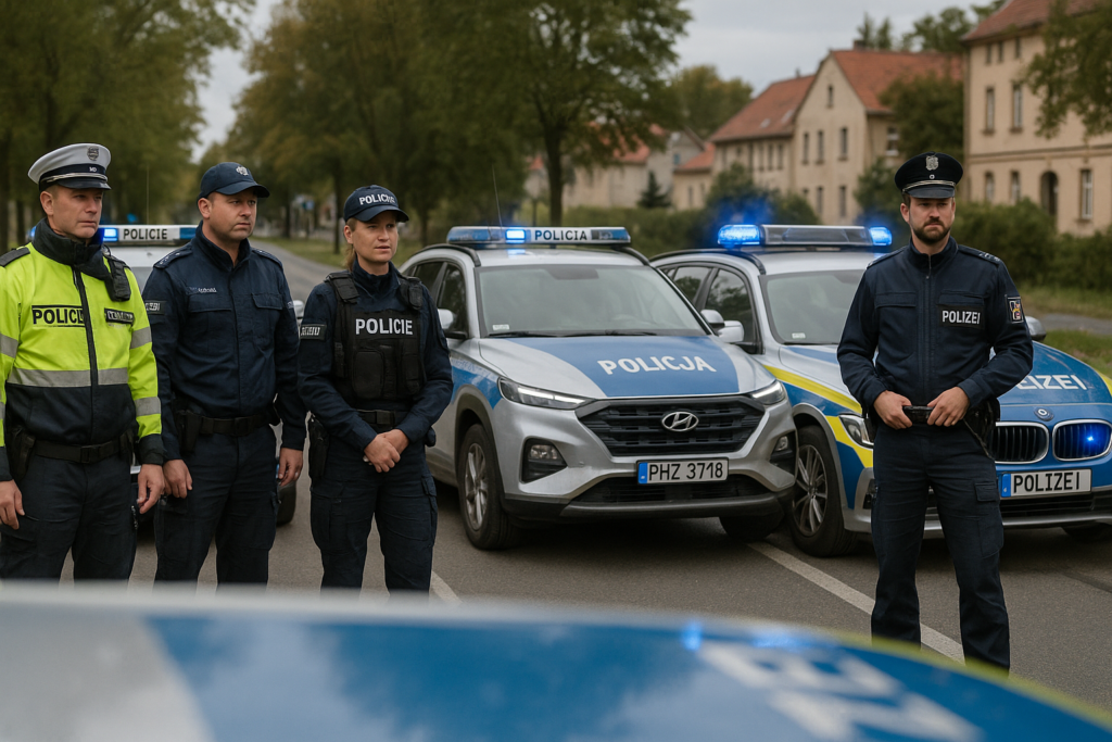🚓 Dreiländer-Übung bei Zittau: Polizei testet gemeinsames Vorgehen gegen Schleuser