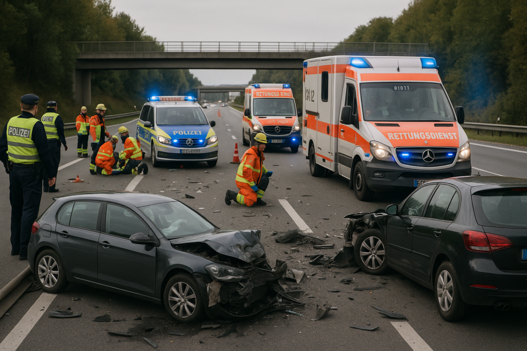 🚧 Überholmanöver auf der A17 bei Dresden endet mit drei Verletzten