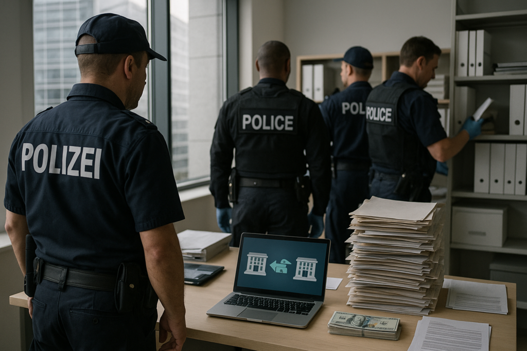 💶 Razzien in drei Ländern: Verdacht auf millionenschwere Geldwäsche über Scheinfirmen
