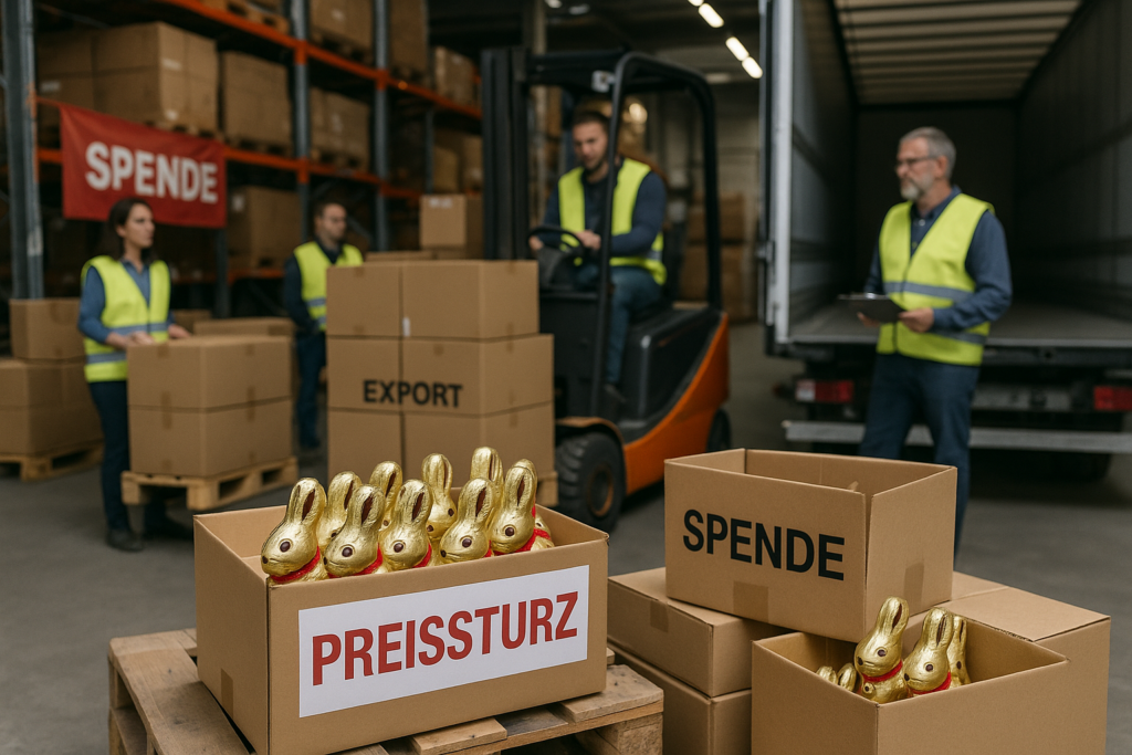 🐇 Nach Ostern: Preissturz, Spende, Export – wohin die liegengebliebenen Schokohasen gehen