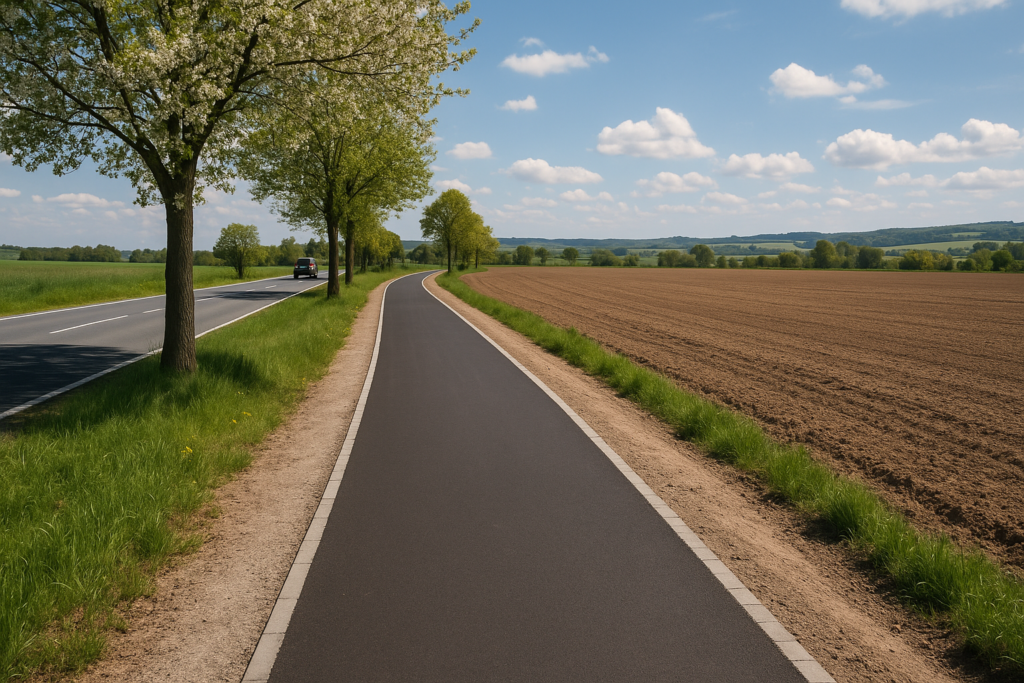 🚲 Genehmigung erteilt: 4,5‑Kilometer‑Radweg entlang der S95 schließt Lücke zwischen Kamenz und Gersdorf