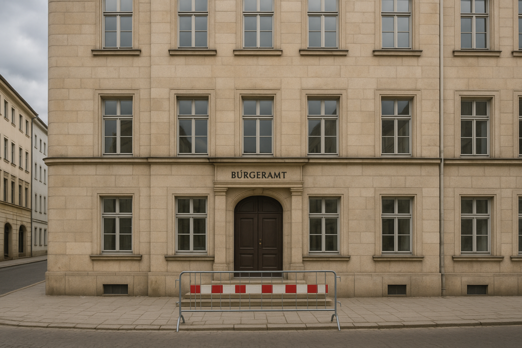 🔒 Vorübergehende Dienstunterbrechung: Bürgeramt Bautzen pausiert ab 20. April eine Woche