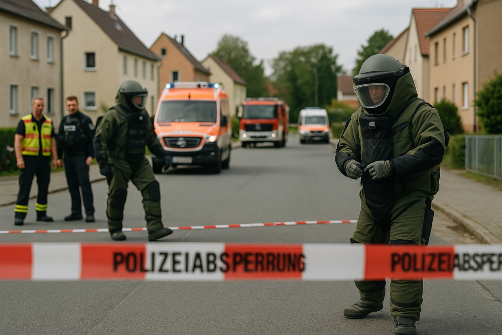 🧨 Bombenfund bei Kubschütz: 170 Anwohner zeitweise evakuiert