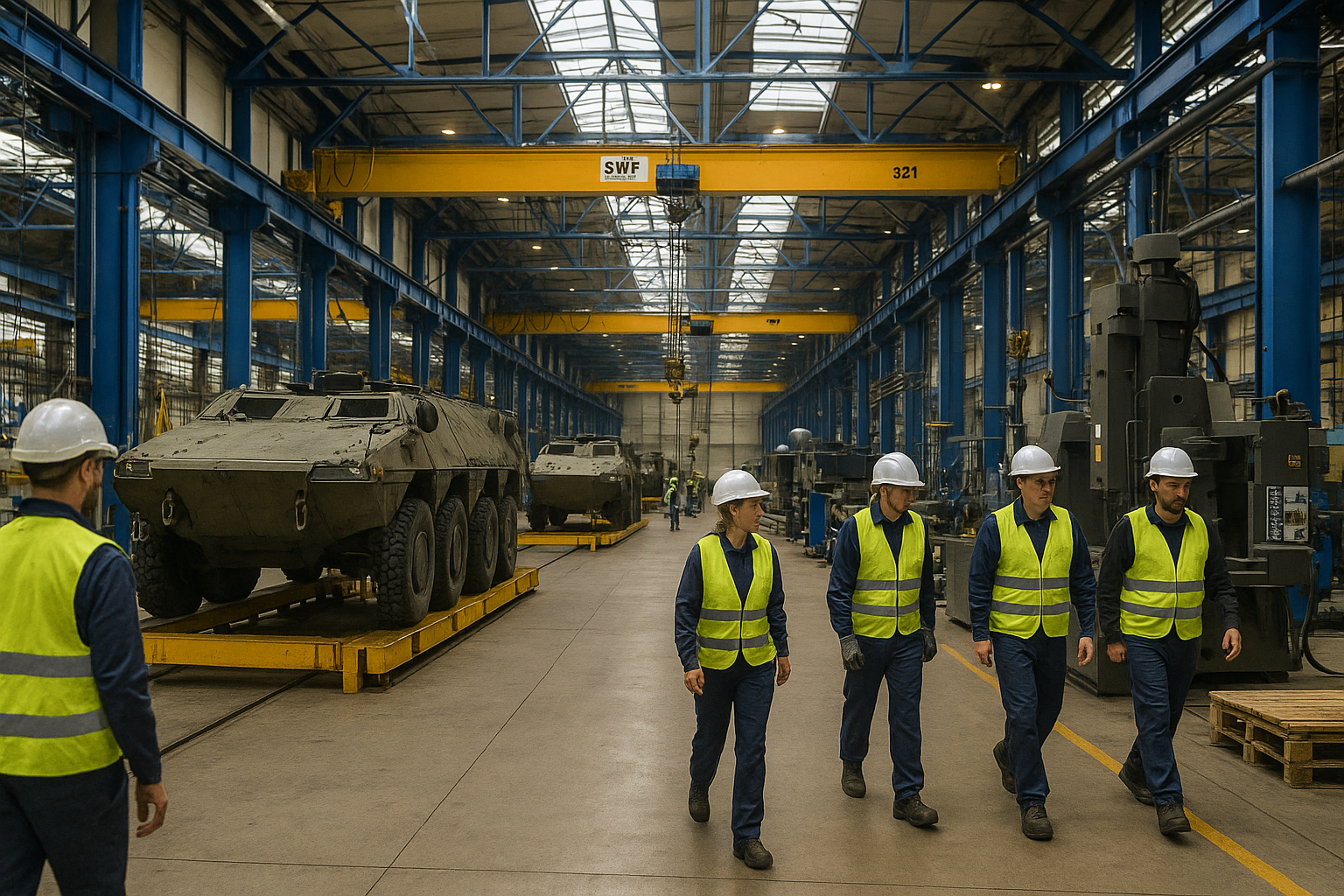 🛡️ Sächsische Rüstungswirtschaft im Fokus: Mehr als 2.400 Arbeitsplätze, Görlitz wird KNDS-Standort