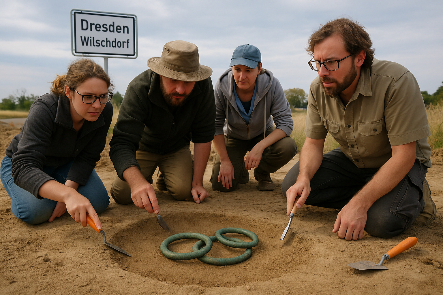 💍 Bronzezeitliche Ringe an Dresdens Stadtgrenze: Vorbildlicher Fund in Wilschdorf