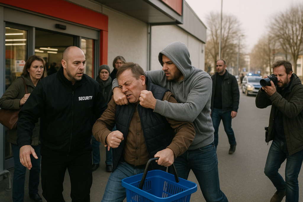 🚨 Gewalt am Discounter-Eingang: Kunde in Görlitz-Königshufen attackiert