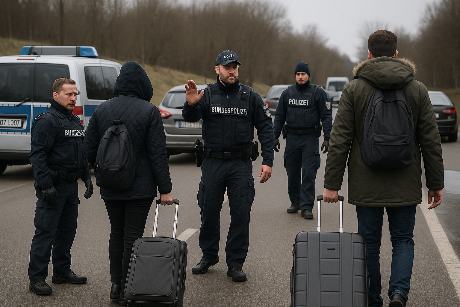 🛂 Wochenendbilanz an der A4-Grenze: Bundespolizei stoppt Reisende und verweist sie nach Polen
