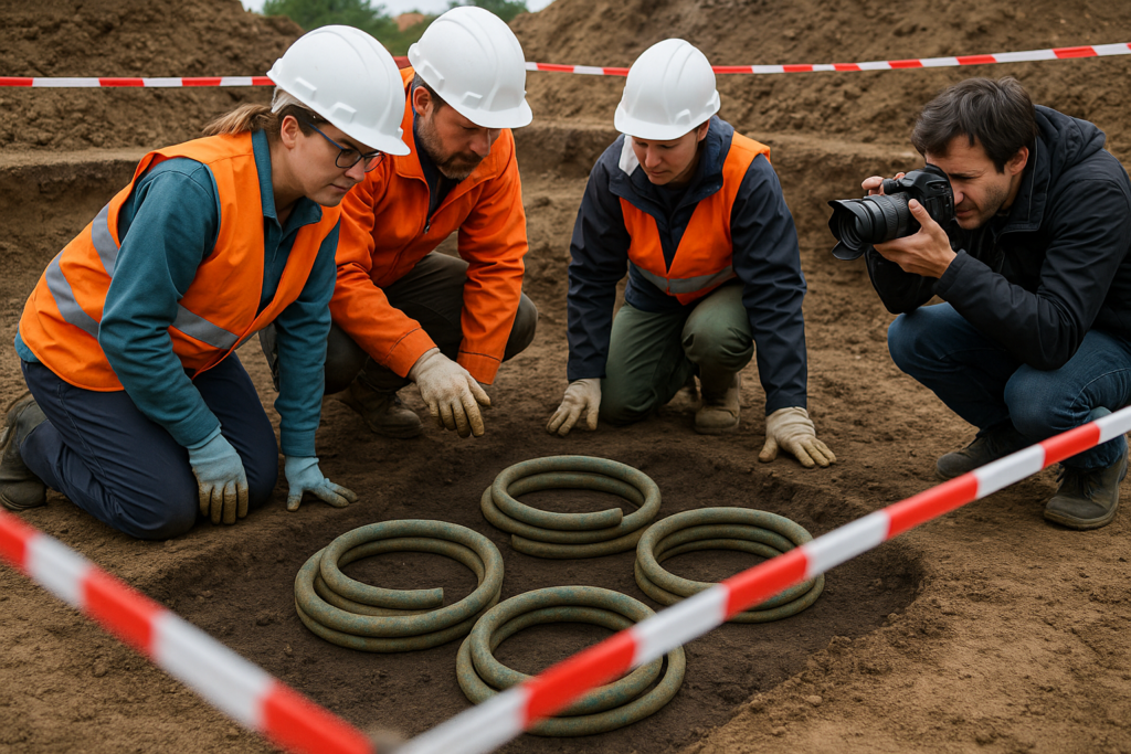 🗝️ Über 3000 Jahre alte Bronzeringe an Dresdens Stadtgrenze – gemeldeter Depotfund bestätigt