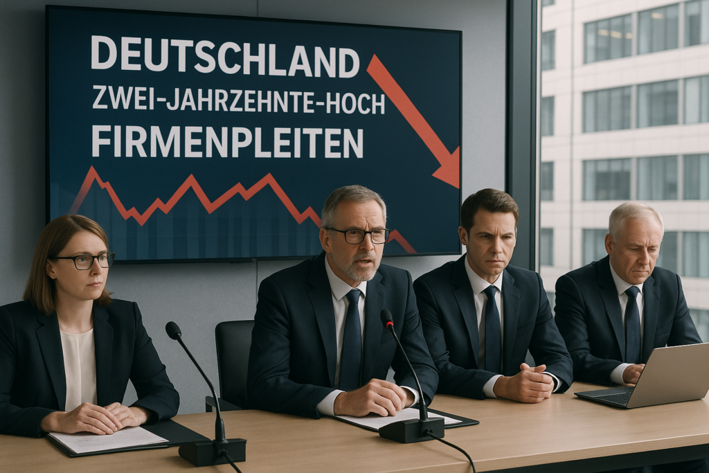 📉 Zwei-Jahrzehnte-Hoch bei Firmenpleiten: Warnsignal für den Wirtschaftsstandort