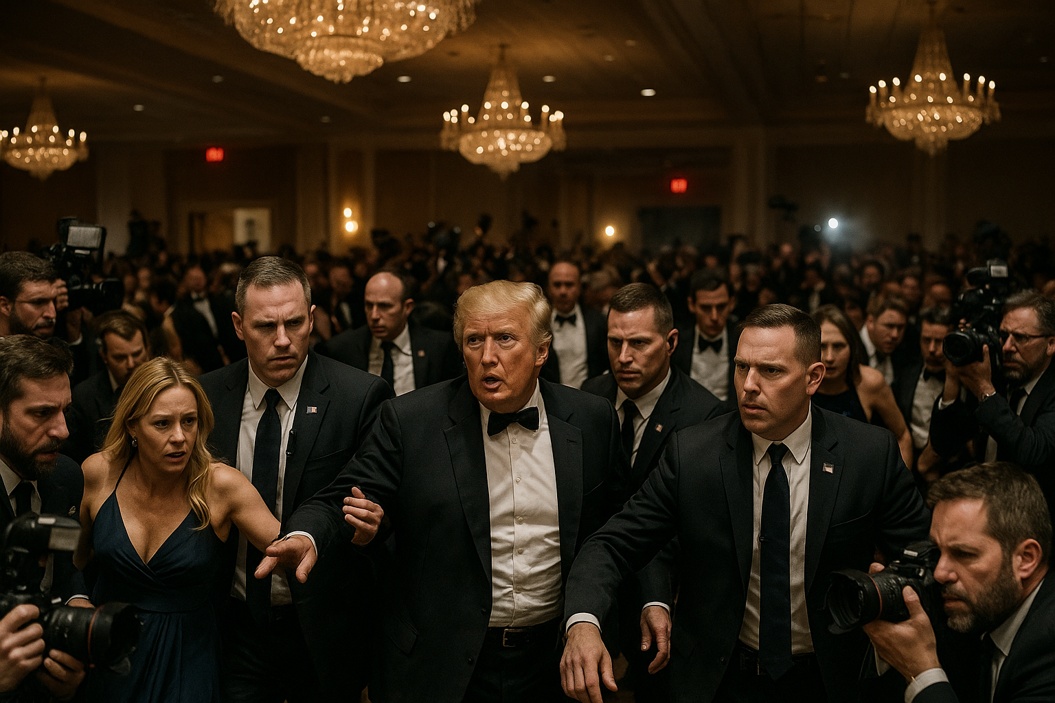 🛡️ Schüsse beim Gala-Dinner der Washington-Korrespondenten: Trump evakuiert, Sicherheitsfragen rücken in den Fokus
