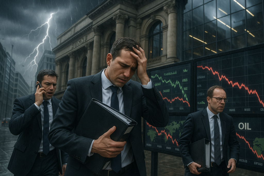 ⛈️ Gefährliche Gemengelage: Ölpreisschock, Kriegsrisiken und Schuldenlast drücken auf die Märkte