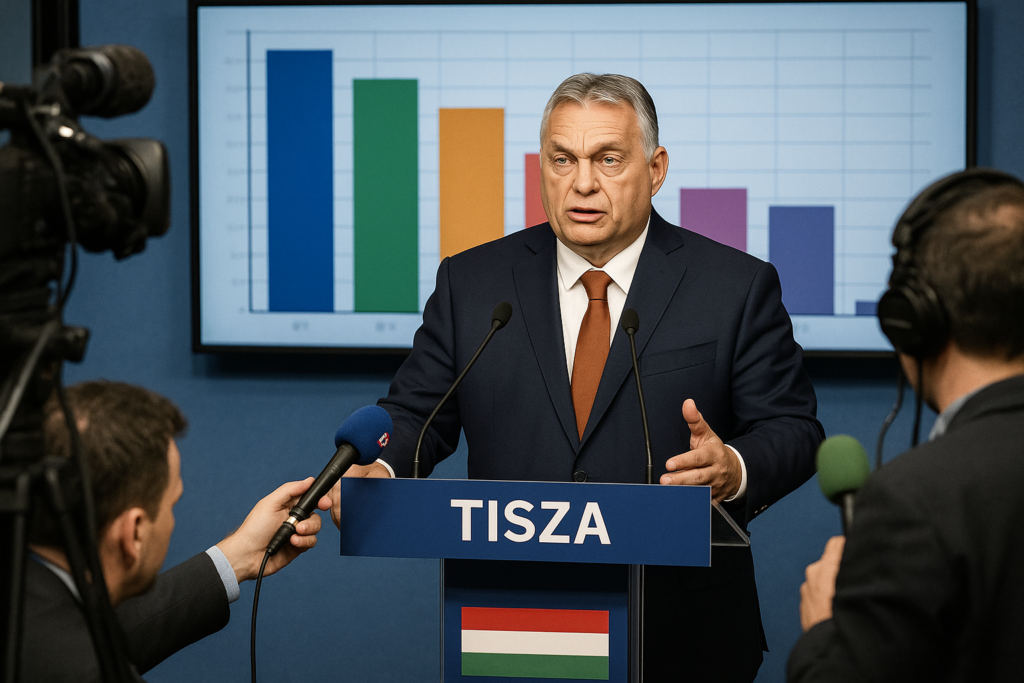 📊 Vorsprung für Tisza wächst: Neue Umfragen setzen Orbán vor der Wahl unter Druck