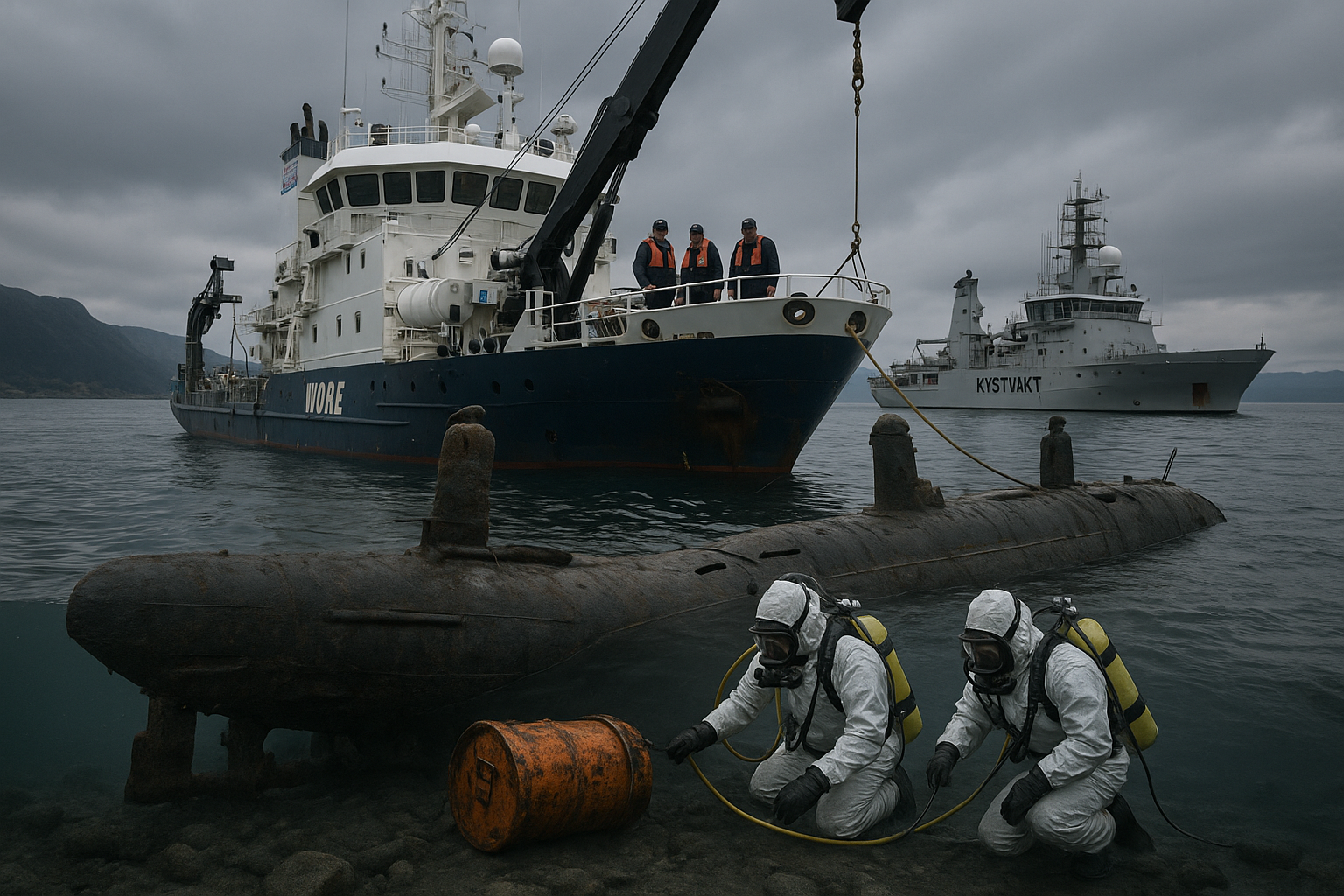 ⚠️ Giftfracht vor Norwegens Küste: Streit um Umgang mit deutschem U‑Boot‑Wrack