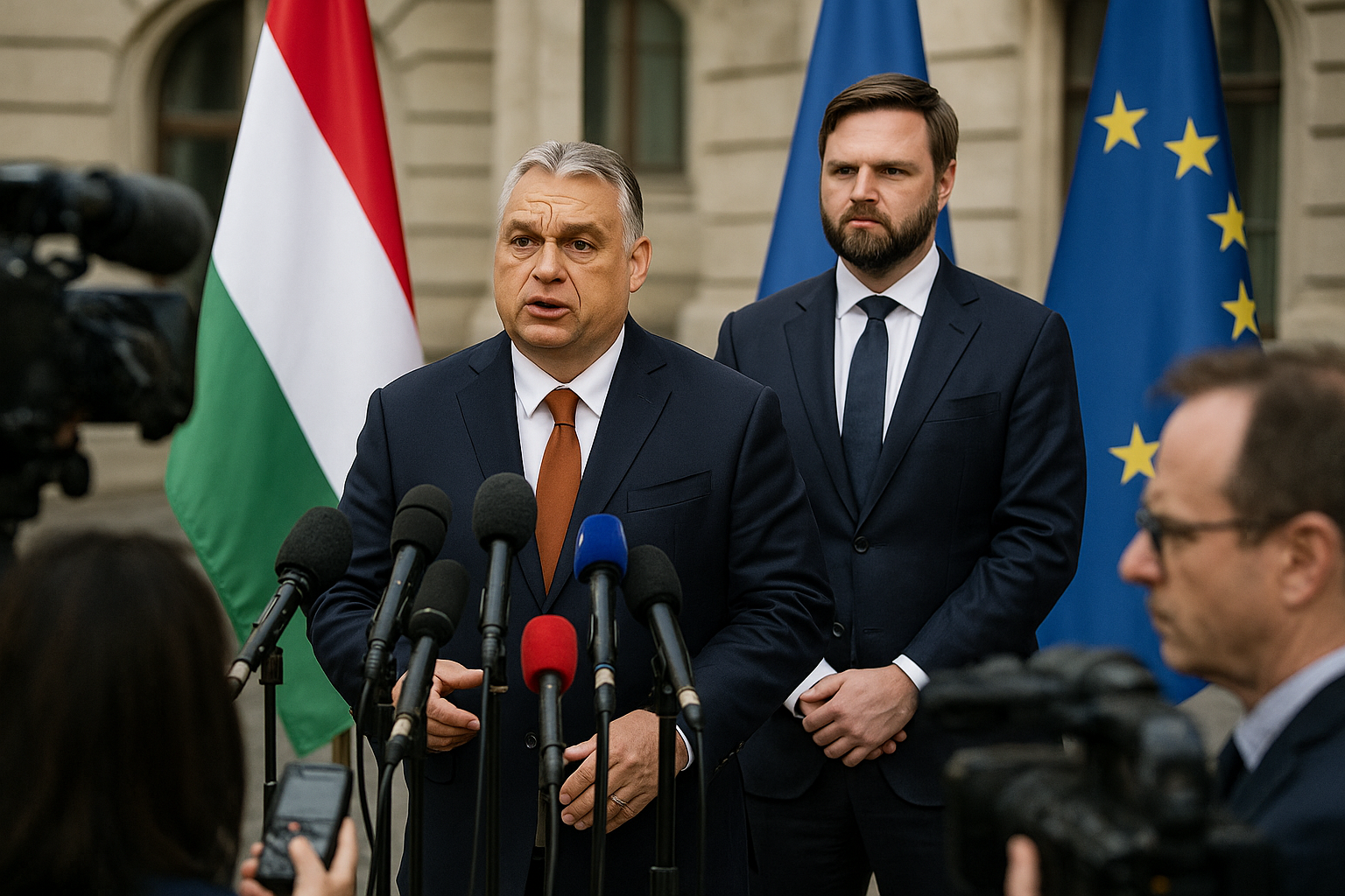 🇭🇺 Vance prangert EU-Einfluss an und stellt sich demonstrativ hinter Orbán