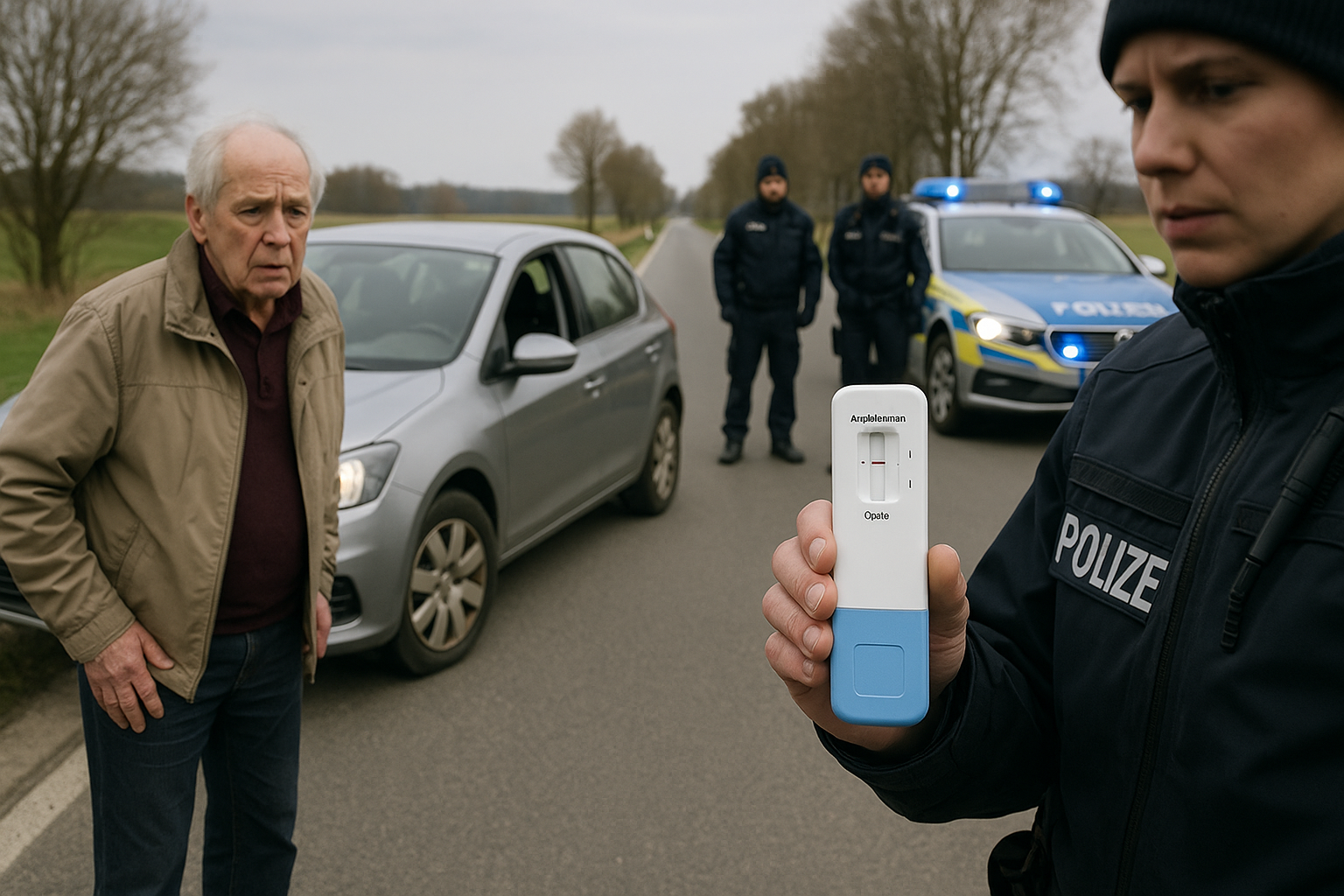 🚔 Lohsa: 70‑Jährige gerät in Gegenverkehr – Drogenschnelltest schlägt auf Amphetamin und Opiate an