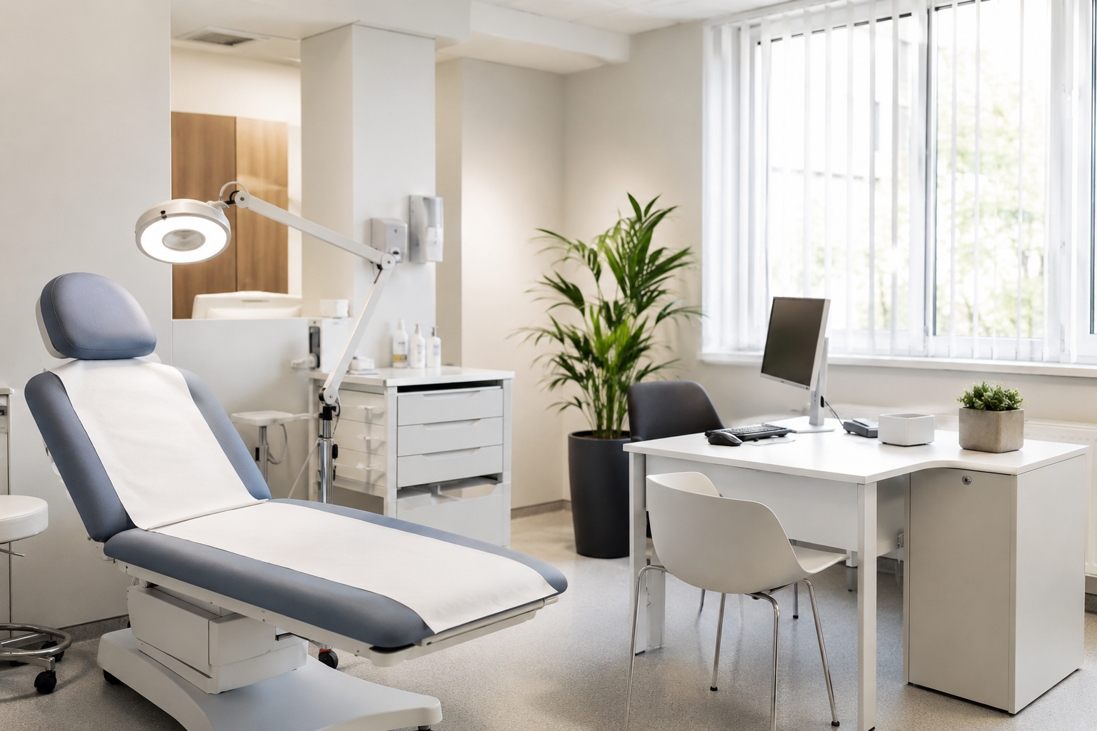 Neue Hautarztpraxis im Klinikum Oberlausitzer Bergland in Ebersbach-Neugersdorf zur besseren dermatologischen Versorgung im Oberland.