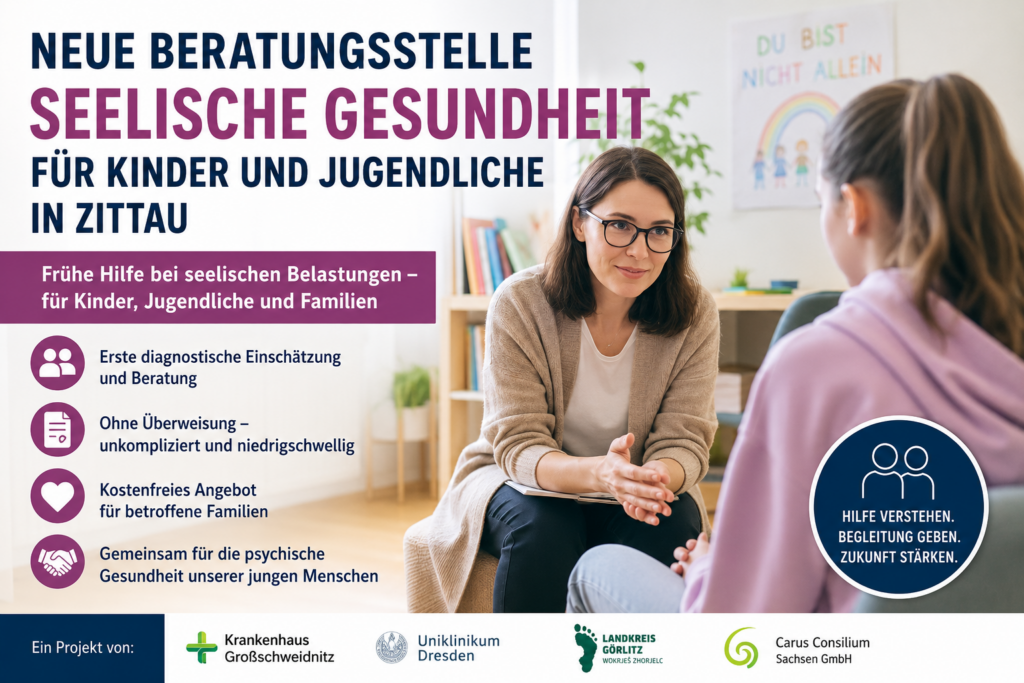 Beratungsgespräch zur seelischen Gesundheit von Kindern und Jugendlichen in Zittau