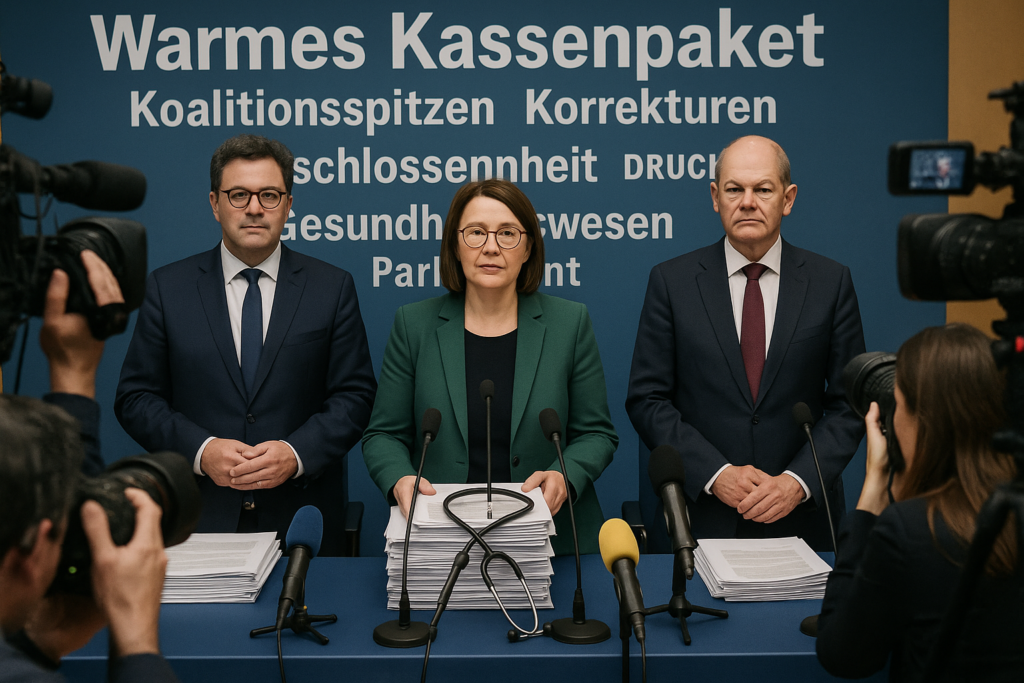 🩺 Druck auf Warkens Kassenpaket: Koalitionsspitzen verlangen Korrekturen und Geschlossenheit