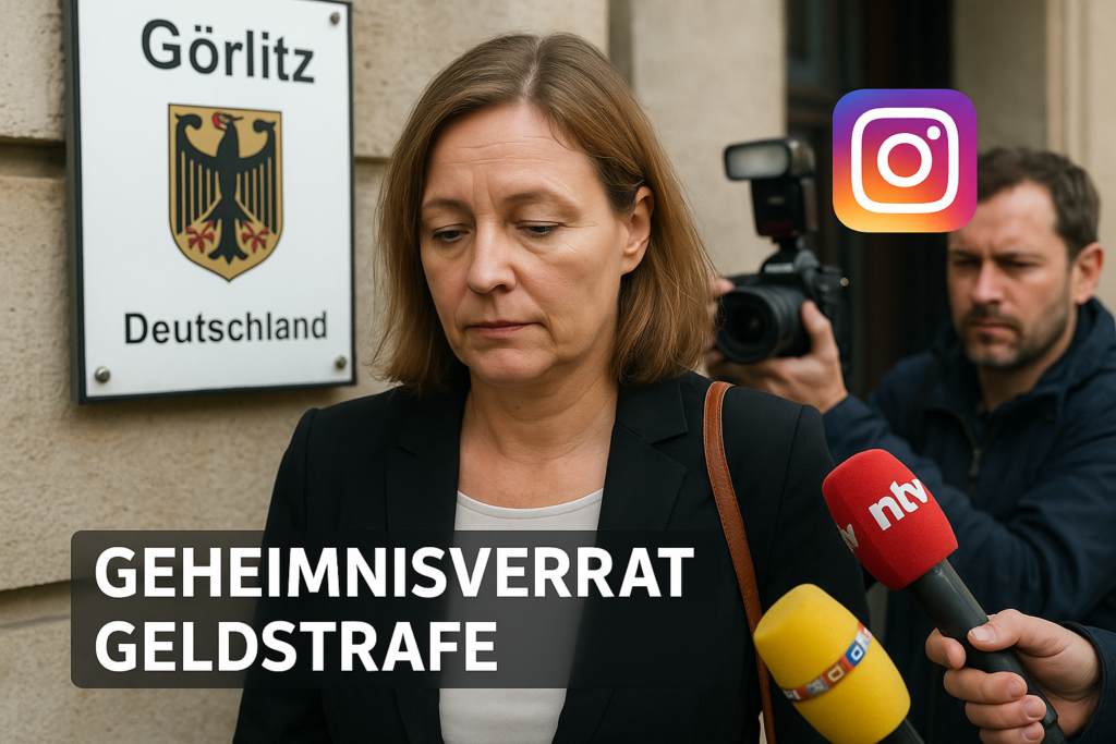 ⚖️ Geheimnisverrat per Instagram: Ex-Staatsanwältin aus Görlitz akzeptiert Geldstrafe