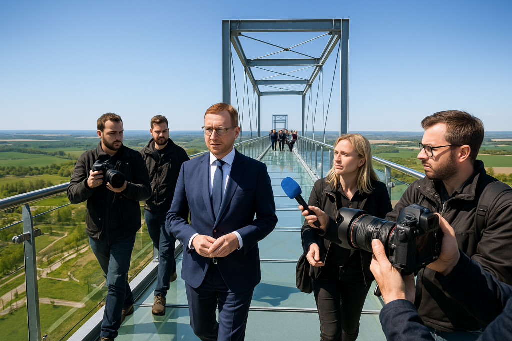 🌉 Hoch über Mittelsachsen: Kretschmer weiht Skywalk im Sonnenlandpark Lichtenau ein