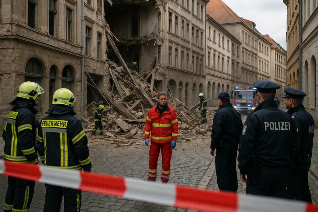 🏚️ Einsturz in Görlitz: Drei Vermisste – Ermittler prüfen Explosionsursache
