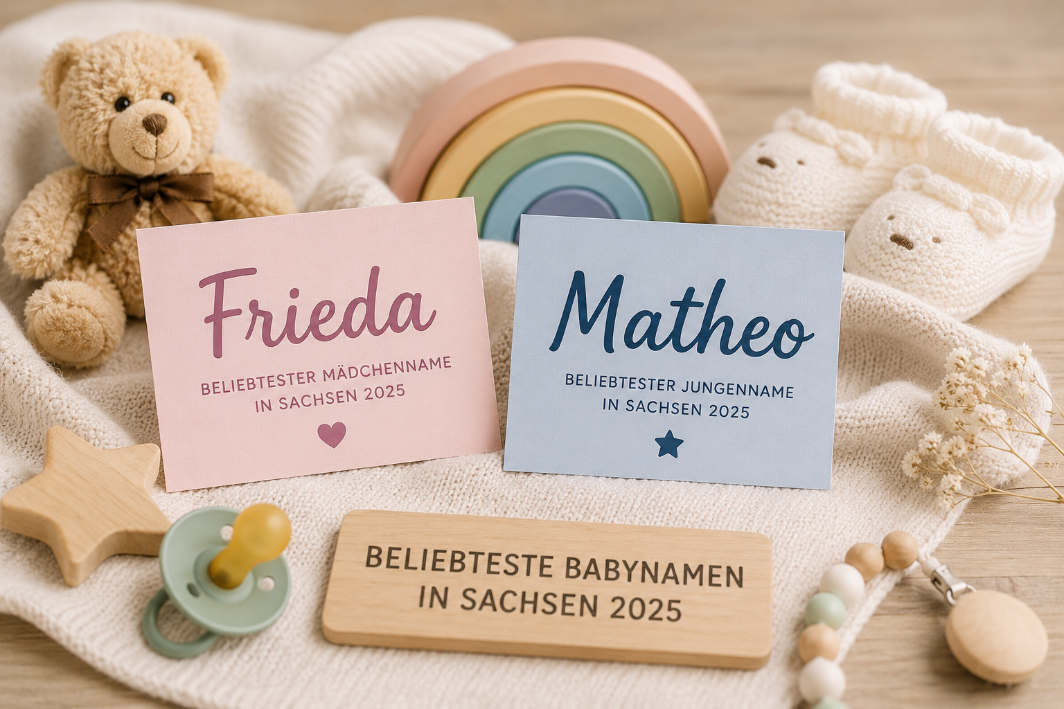 Das sind die beliebtesten Babynamen in Sachsen: Frieda und Matheo lösen Mia und Emil ab