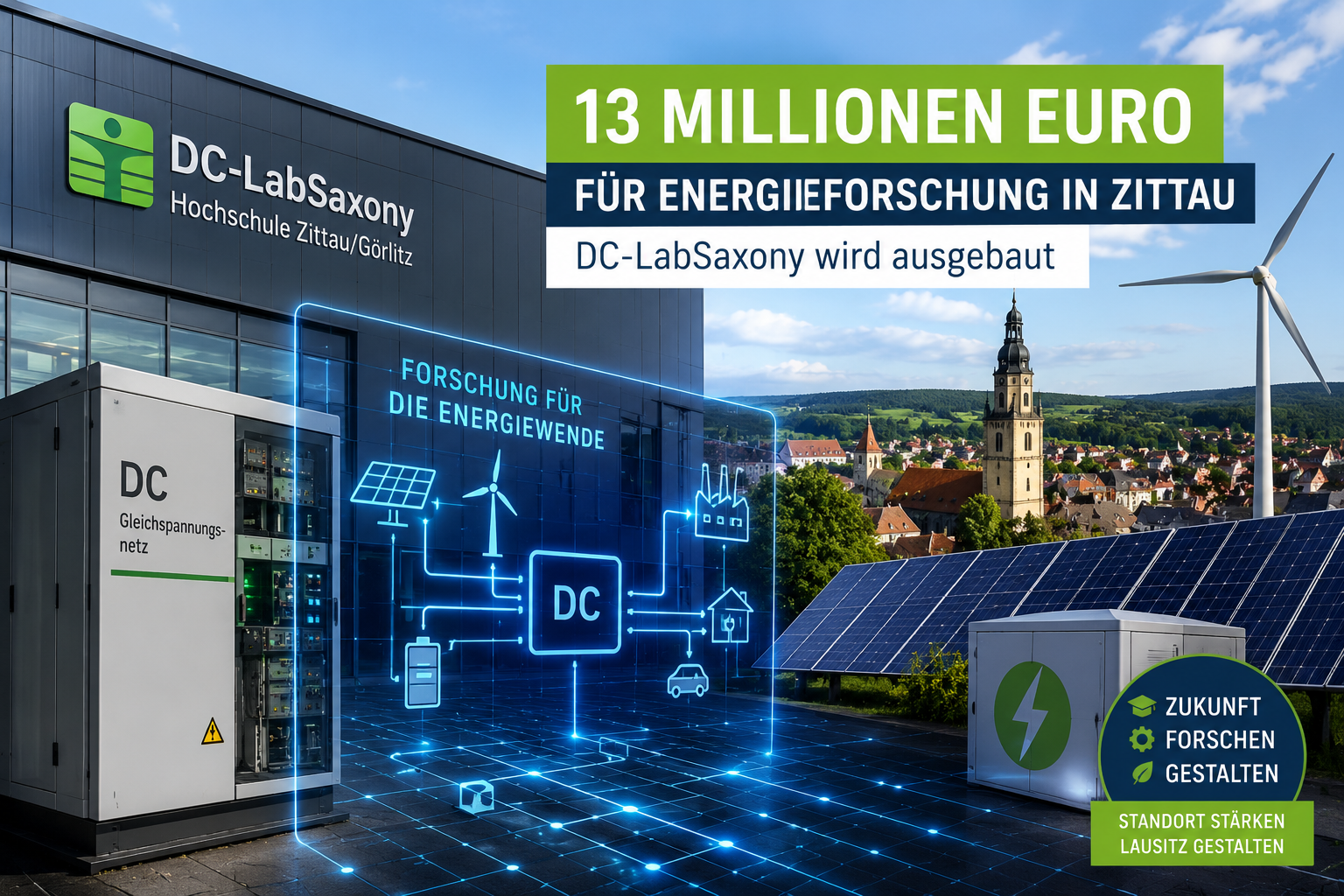 Energieforschung am DC-LabSaxony der Hochschule Zittau Görlitz