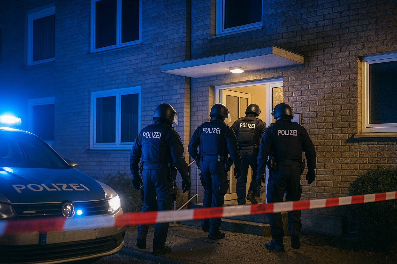 🚓 Zugriff in Geismar: Polizei durchsucht Wohnhaus nach Angriff auf Beamten