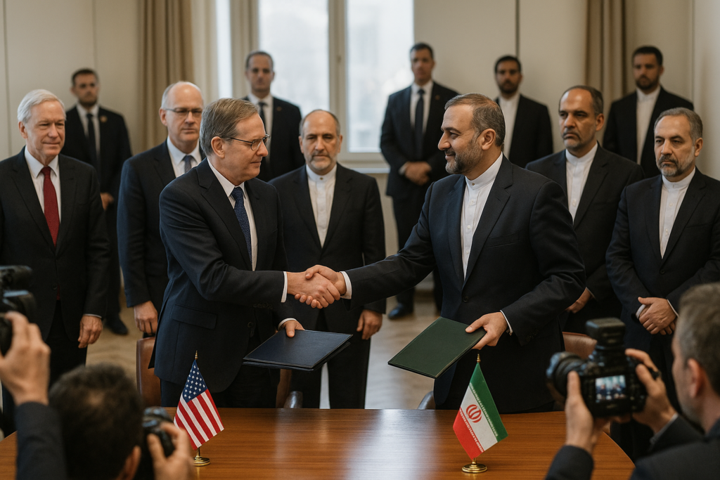 🤝 Neuanlauf mit Auflagen: Washington und Teheran besiegeln Rahmen für Deeskalation