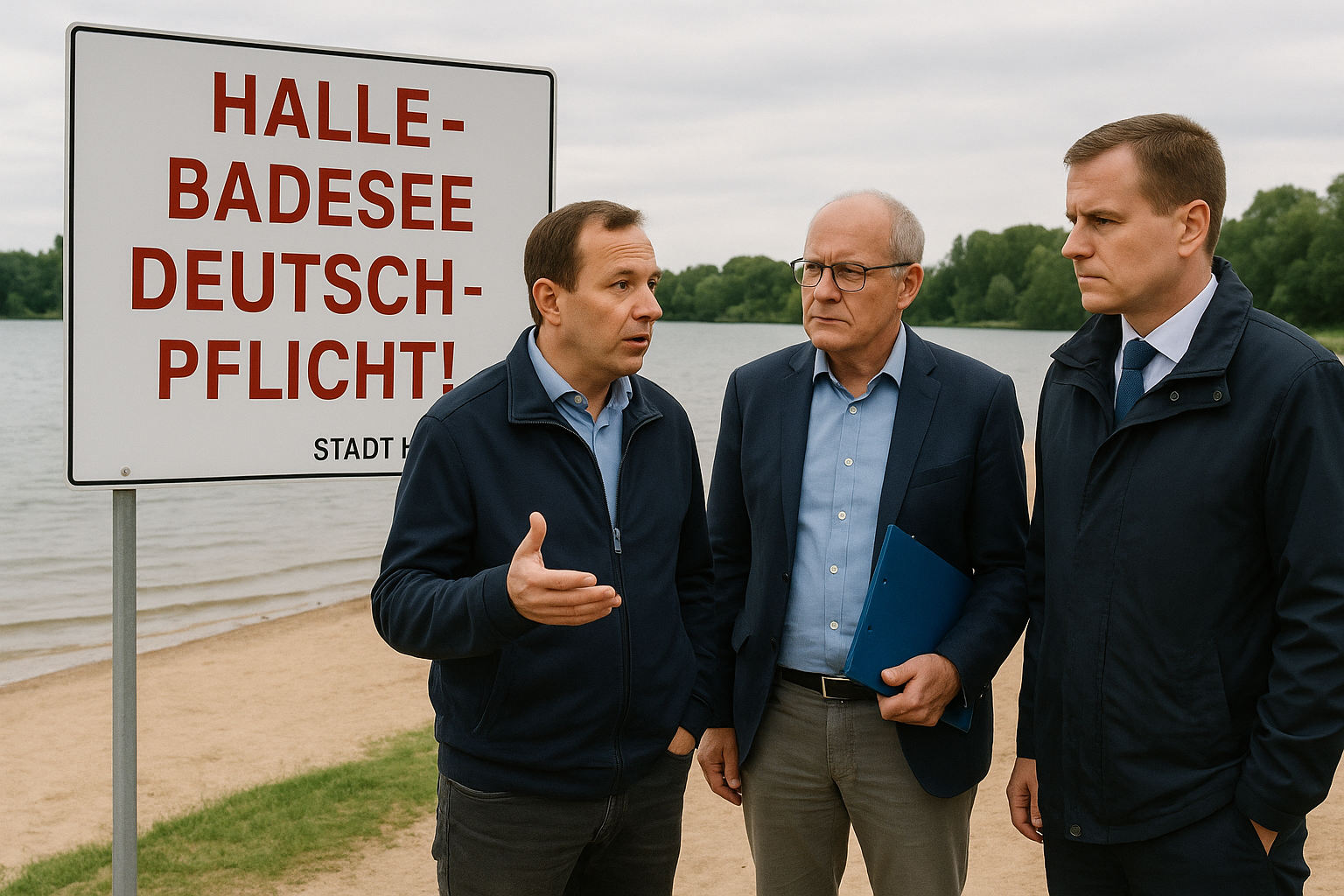 ⚖️ Deutschpflicht am Badesee: Halle fordert Betreiber zum Einlenken auf