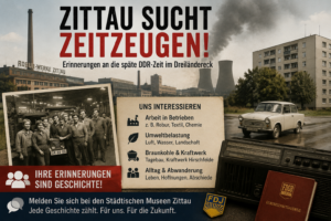 Zittau sucht Zeitzeugen zur späten DDR-Zeit mit Robur-Werken Industrie Umweltbelastung und Abwanderung