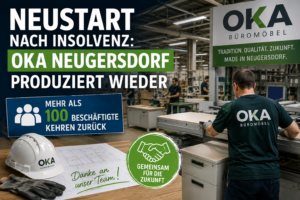 OKA Neugersdorf startet nach der Insolvenz mit mehr als 100 Beschäftigten neu