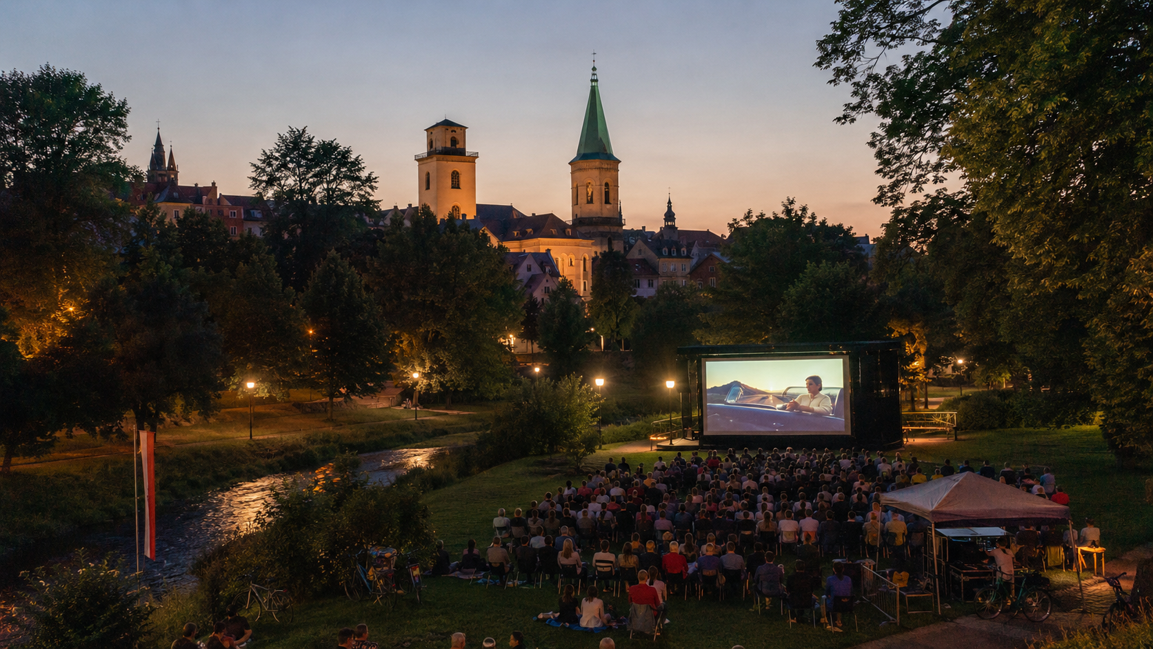 Kino unter freiem Himmel: Zittauer Filmnächte locken heute in die Weinau