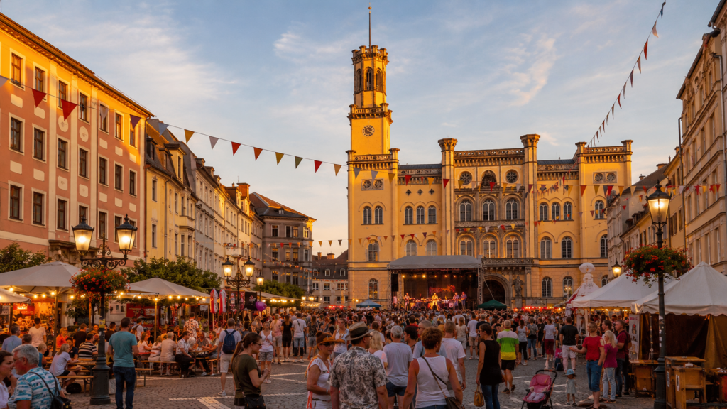 Zittauer Stadtfest 2026 mit Musik Rummel Familienprogramm und Wissenschaftsmeile in der Innenstadt