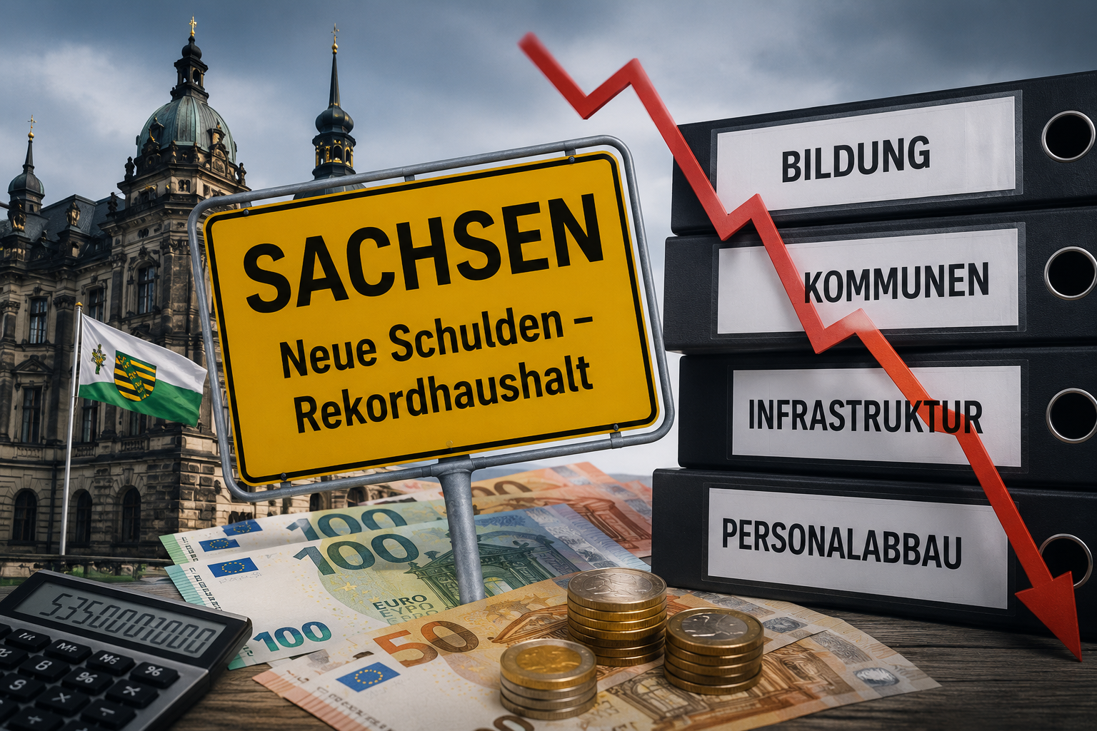 Sachsen macht neue Schulden: Rekordhaushalt offenbart die Finanzkrise des Freistaates