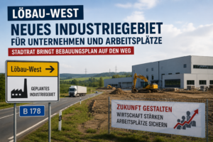 Geplantes Industriegebiet Löbau-West soll Unternehmen und neue Arbeitsplätze nach Löbau bringen